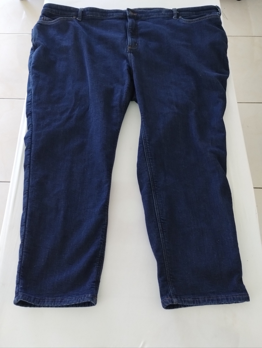 Carhartt Woman's Fleece Lined Relaxed Fit Blue Jeans 26 Short (52X27) BD6000-W I